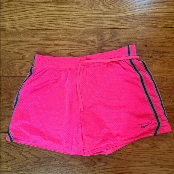 Nike Women's Pink Athletic Shorts - Picture 2 of 5
